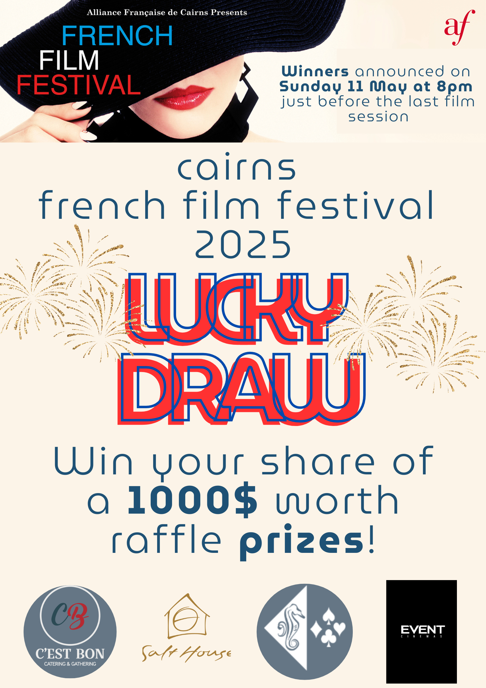 5 Tickets - French Film Festival Lucky Draw