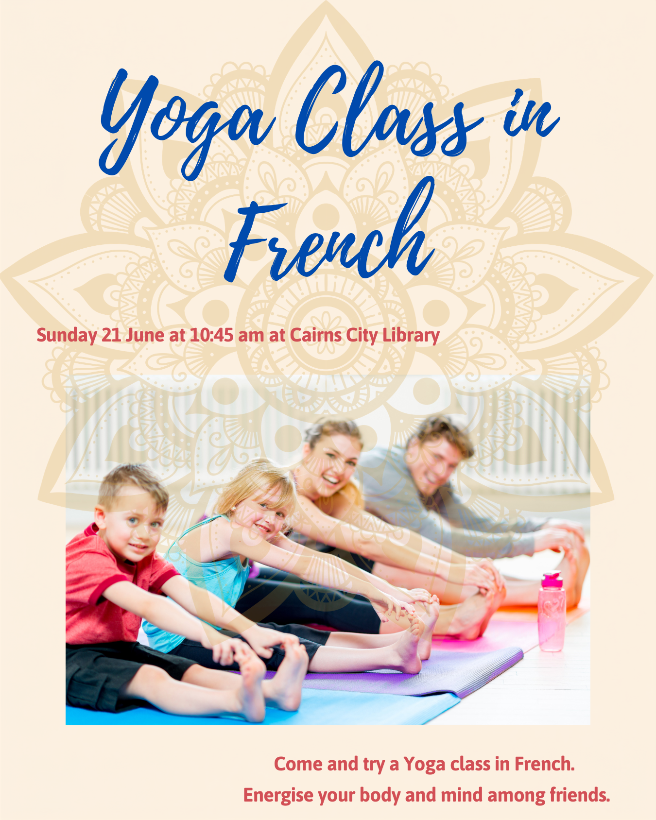 Yoga Class in French